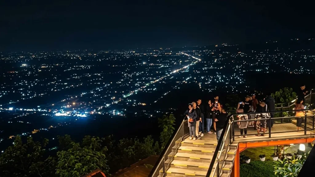 Panorama city light HeHa Skyview Gunungkidul